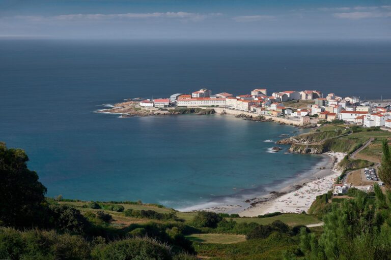 1. Vista panorámica de Caión desde o miradoiro de Goxán