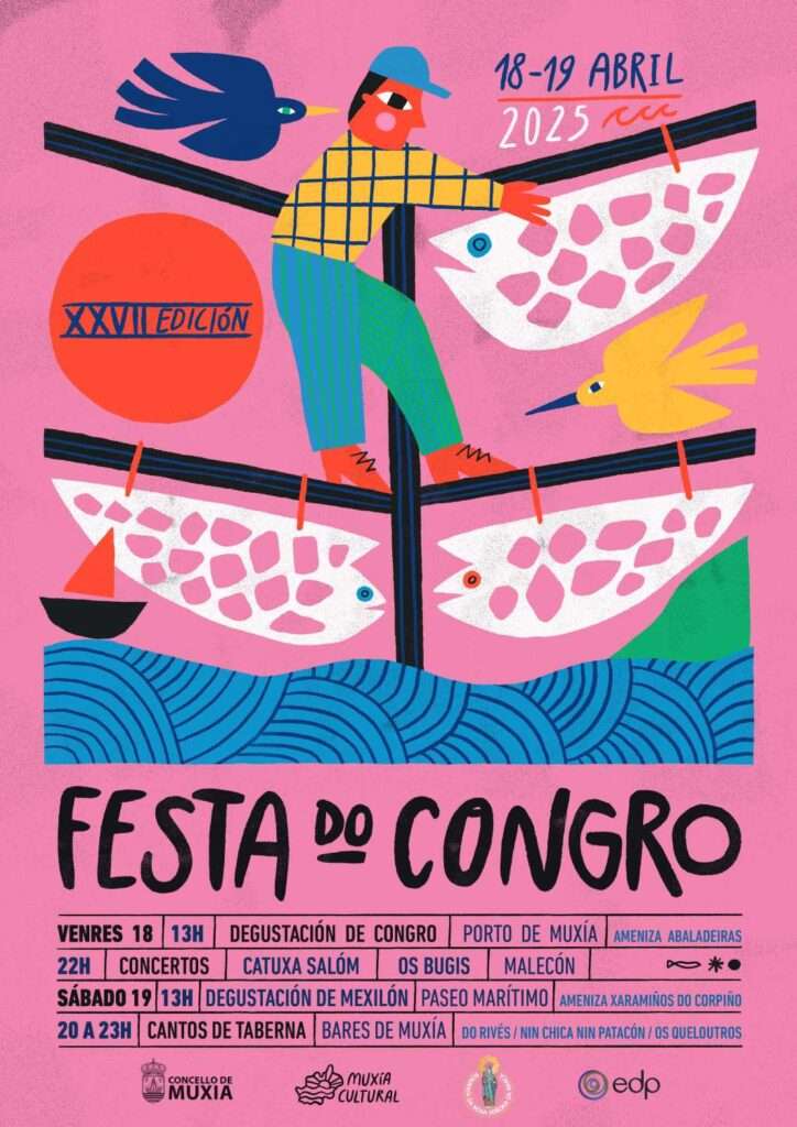 Cartel Festa do Congro Muxía