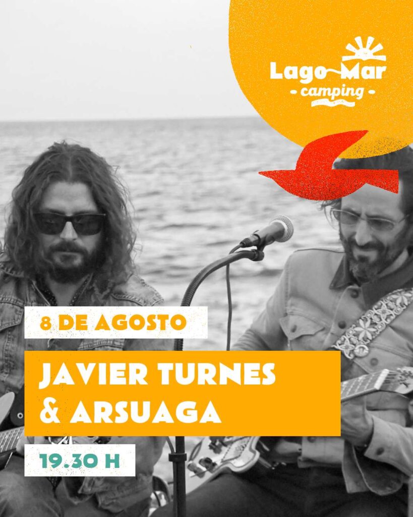 Concerto de JAvier Turnes y Arsuaga no Camping Lago Mar de Muxía