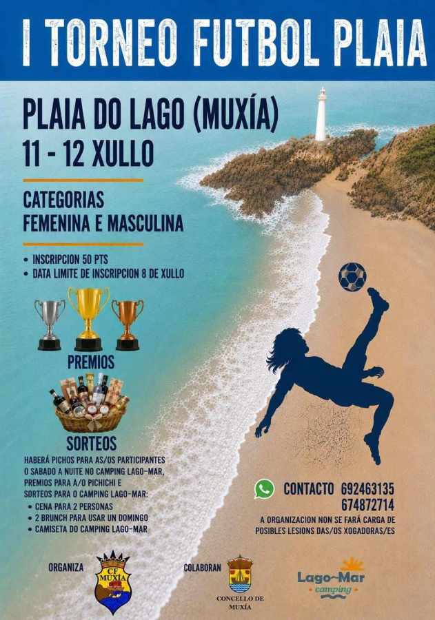 I Torneo de Fútbol Playa en la Praia do Lago