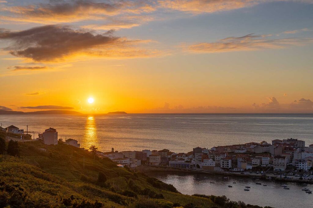 Posta De Sol En Caión A Laracha