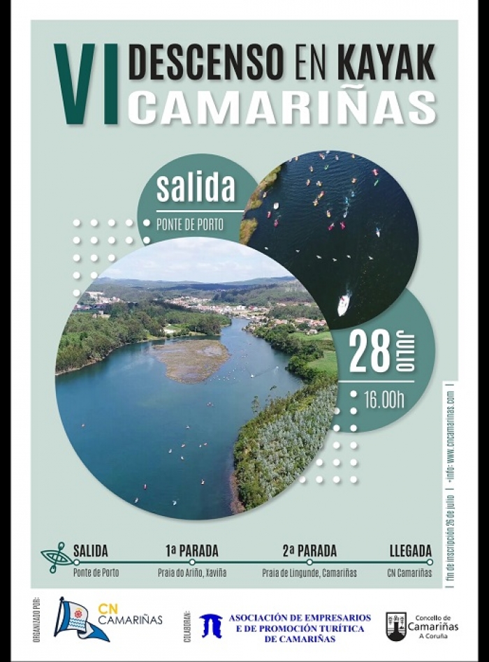 Abierto el plazo de inscripciones del vi descenso en kayak de camarinas