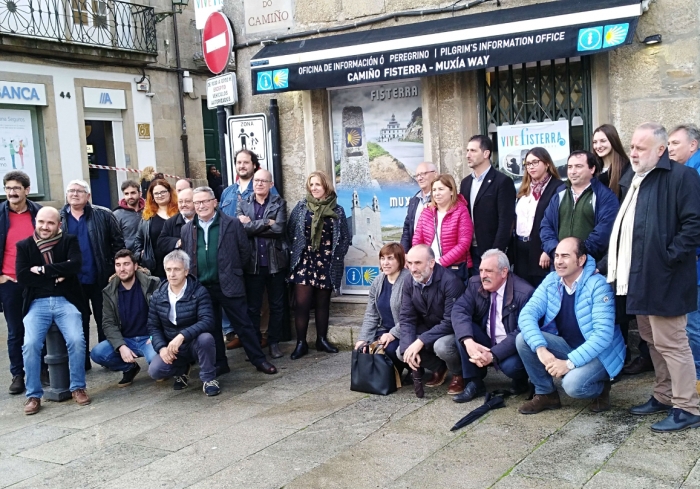 Ayer se inauguro la nueva oficina del camino de santiago fisterra muxia
