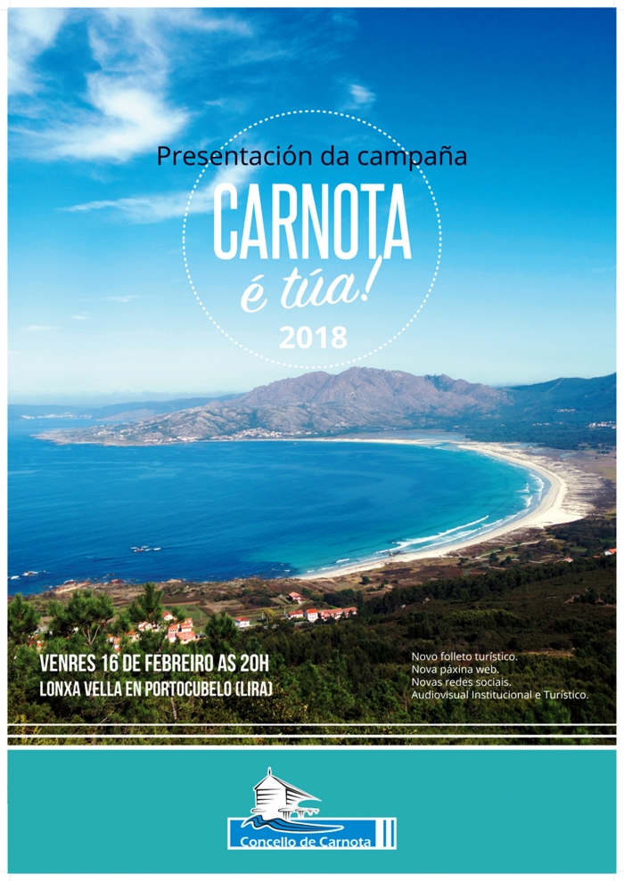 El ayuntamiento de carnota presenta carnota e tua