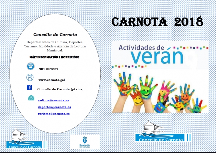 El ayuntamiento de carnota presenta sus actividades para este verano