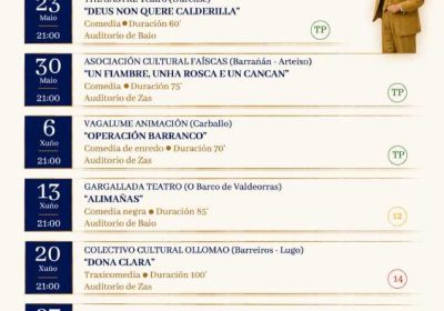 IX Mostra de Teatro Afeccionado Labarta Pose Programación completa