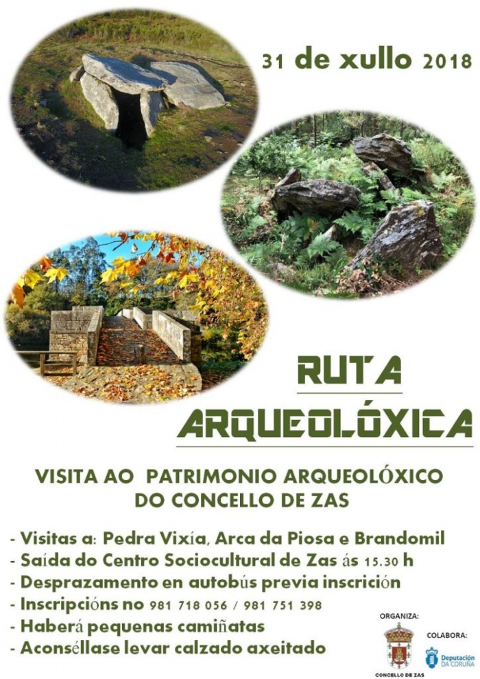La semana cultural incluye dos rutas para conocer el patrimonio arqueologico de zas