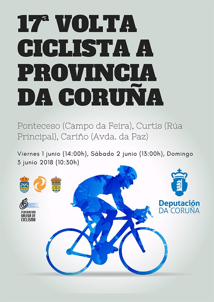 Ponteceso acogera esta fin de semana la 17 edicion de la volta ciclista a provincia da coruna