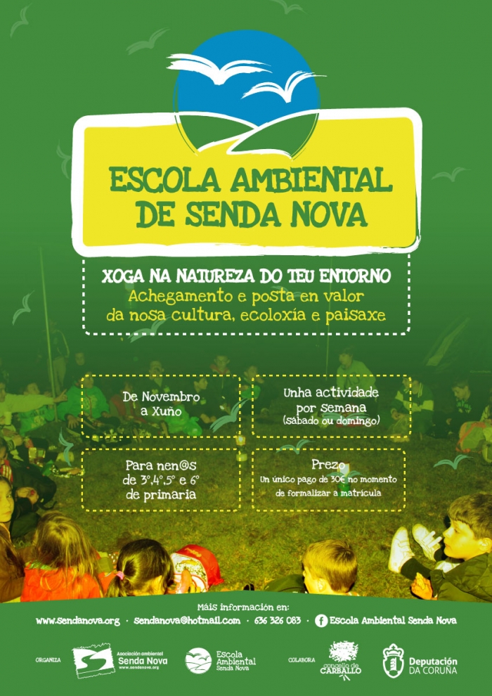 Se amplia el plazo de preinscripcion para la 7 edicion de la escuela ambiental senda nova