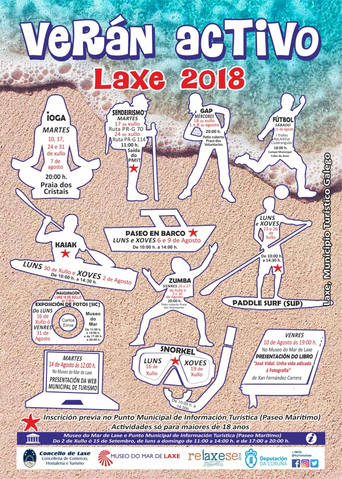 Verano activo en laxe